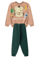 Conjunto Infantil Masculino Marrom