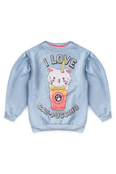 Conjunto Moletom Infantil Feminino Love Gatinho
