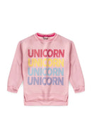 Conjunto Infantil Feminino em Moletom Rosa