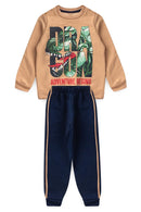 Conjunto Moletom Infantil Masculino Dinossauro