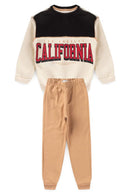 Conjunto Infantil Masculino em Moletom Califórnia