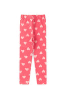 Conjunto Moletom Infantil Menina Oversized Rosa Corações