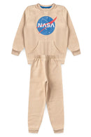 Conjunto Infantil Masculino em Moletom Nasa