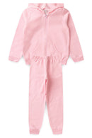 Conjunto Moletom Feminino Básico Rosa