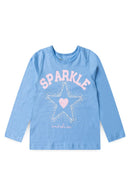 Conjunto Infantil Feminino ML Azul Estrela