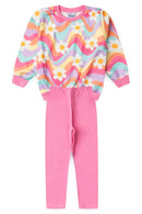Conjunto Infantil Feminino Flores