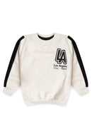 Conjunto Infantil Masculino Oversized Off White