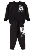 Conjunto Infantil Masculino Oversized Preto