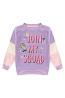 Conjunto Moletom Infantil Feminino Lilás