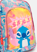 Mochila com Rodinha Grande Holográfica Stitch