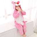 Pijamas Kigurumi Pantera Cor de Rosa